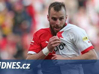 Slavia - Bohemians 6:0, po půli debakl. Jurečka dal čtyři góly, o pátý přišel