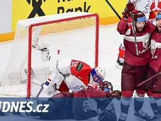 Česko - Lotyšsko 3:4P. Nevýrazný výkon, zasloužená prohra, rozhodl Batna