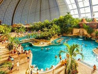 Aquapark Tropical Islands pri Berlíne s neobmedzeným vstupom do bazénov i na atrakcie s ubytovaním v stane