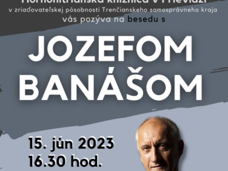 Beseda so spisovateľom Jozefom Banášom