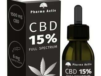 Pharma Activ CBD 15% Full Spectrum KONOPNÝ OLEJ, 10ml