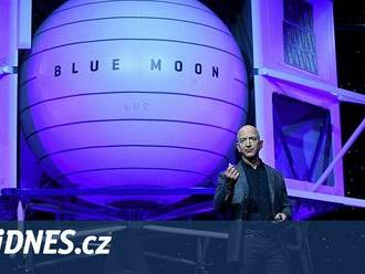 Další krok k návratu na Měsíc. Lunární modul pro NASA postaví Bezos