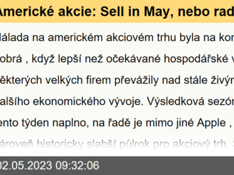 Americké akcie: Sell in May, nebo raději Sell in June? A prodávat vůbec?