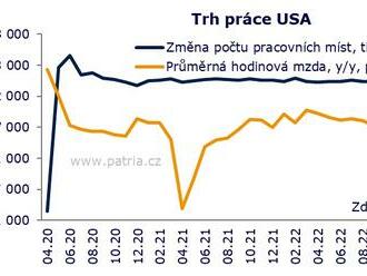 Trh práce se staví proti sázkám na pokles sazeb