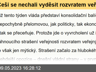 Češi se nechali vyděsit rozvratem veřejných financí, který je ale jen mýtem. Teď vládní politici sází na to, že když už jim tento mýtus vyhrál volby, Češi kvůli němu i mnohem ochotněji kývnou na zvýšení daní