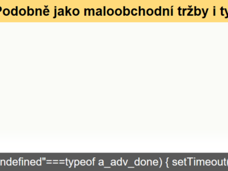 Podobně jako maloobchodní tržby i ty za prodej služeb zklamaly  