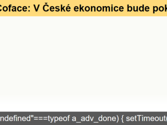 Coface: V České ekonomice bude pokračovat mírný růst počtu insolvencí