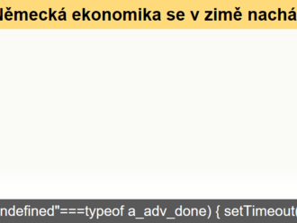 Německá ekonomika se v zimě nacházela v recesi  