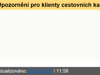 Upozornění pro klienty cestovních kanceláří, které zprostředkovávají tzv. outdoorovou turistiku na území Rakouska