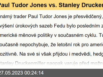 Paul Tudor Jones vs. Stanley Druckenmiller: Čeká americké akcie další růst, nebo historický pád?