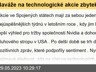 Naváže na technologické akcie zbytek trhu? - Týden na trzích