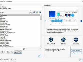 Nová verze analytického softwaru IBM SPSS Statistics přináší nové funkce a různá vylepšení