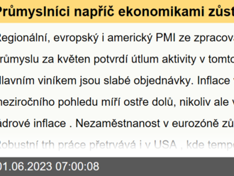 Průmyslníci napříč ekonomikami zůstávají pesimističtí  