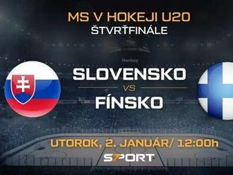 Slovensko – Fínsko na MS v hokeji do 20 rokov 2024: Program, zostavy, live prenos, výsledky