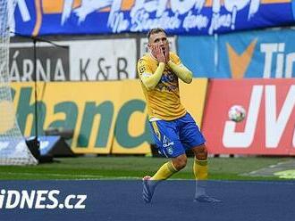 Teplice - Dukla 1:1, domácí nevyužili převahu. Nakonec berou jen bod