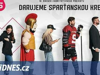 Sparťanská krev. Hokejisté spouští v duelu s Libercem projekt pro dárce krve