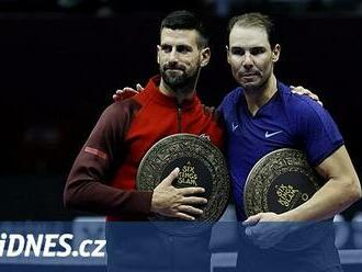 Nadal na exhibici v Rijádu prohrál zřejmě poslední utkání s Djokovičem