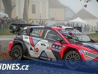 Středoevropskou rallye ovládl Tänak, Mareš se blýskl osmým místem