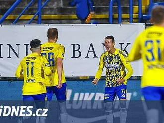 Zlínští fotbalisté remizovali s Jihlavou, druhé lize vévodí o šest bodů