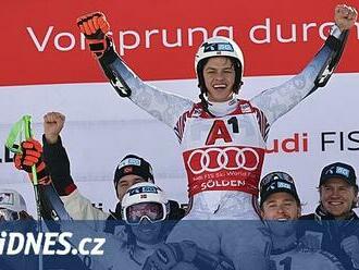 Norové ovládli obří slalom v Söldenu, Hirscher dojel v comebacku na 23. místě