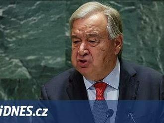 Šéf OSN Guterres nesmí do Izraele, zemi vadí jeho reakce na íránský útok