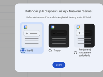 Kalendár Google prešiel zmenami. Ponúkne tmavý režim a bude prehľadnejší