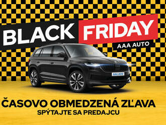 Black Friday: AAA AUTO má zľavy na skoro 1 200 áut, zákazníci ušetria 900-tisíc eur