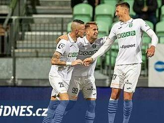 Karviná - Olomouc 2:1, obrat načala penalta, výhru trefil Brazilec Vinícius