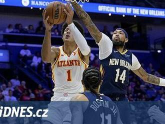 Atlanta stále bez Krejčího vyhrála v New Orleans, Dallas přehrál Orlando