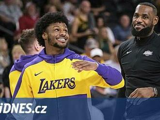 Lakers poslali syna LeBrona Jamese do záložního týmu, bude hrát nižší soutěž