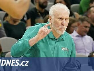 Trenér Popovich chybí San Antoniu kvůli mrtvici, jeho návrat je daleko