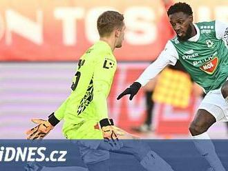 Jablonec - Ostrava 3:1, hosté vedli, pak však začal řádit střídající Alégué