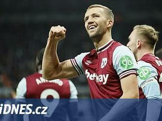 Součkův 30. gól v Premier League nasměroval West Ham k výhře v Newcastlu