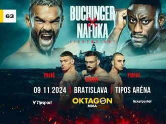 Oktagon 63 Bratislava – Buchinger vs. Nafuka   program zápasov, fight card, výsledky, live