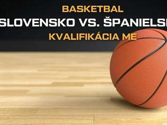 Basketbal Slovensko vs. Španielsko kvalifikácia ME 2025: Program, lístky, live prenos, nominácia