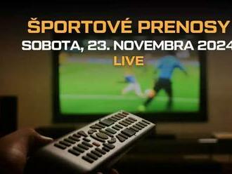 Športové prenosy live dnes: Program 23. novembra 2024 – sledujte šport live, online