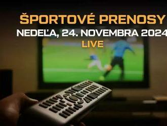 Športové live 24.11.2024: Program športov na dnes – sledujte live stream cez internet a naživo v TV!