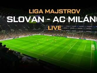 Slovan vs. AC Miláno live dnes – sledujte priamy prenos v TV a online cez internet