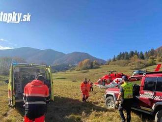 Horskí záchranári zasahovali na Chate pod Chlebom: 78-ročný muž utrpel tržné poranenia hlavy