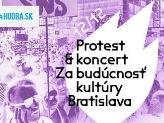 V Bratislave sa uskutoční veľký protest a koncert Za budúcnosť kultúry. Vystúpia Habera, Kocáb, PPE, Vec a ďalší