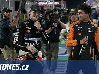 Sprint F1 v Kataru vyhrál Piastri, Verstappen přišel o triumf v kvalifikaci