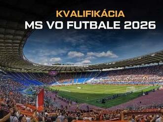 Kvalifikácia MS vo futbale 2026: Žreb, skupiny, program zápasov, live prenos