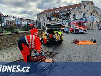 Ulice ve Znojmě bude po výbuchu domu znovu průjezdná, nejpozději o víkendu