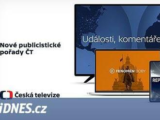 Česká televize bude od ledna vysílat pět nových publicistických pořadů