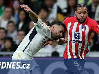 Real kvůli gólu v nastavení v derby s Atlétikem pouze remizoval