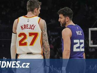 Krejčí si poprvé v sezoně zahrál v NBA, Atlanta podlehla v Charlotte