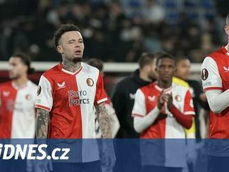 Feyenoord s Lingrem na úvod play off Evropské ligy doma remizoval s AS Řím