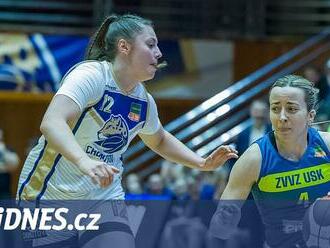 Slávistka Hanušová ničila nováčka. Basketbalistky USK vládly v Chomutově