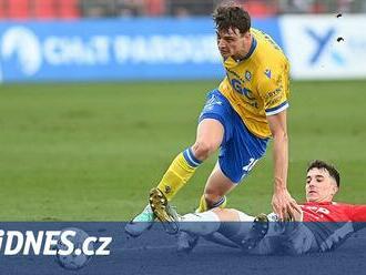 Pardubice - Teplice 1:1, rychlý gól Zlatohlávka nakonec na výhru nestačil