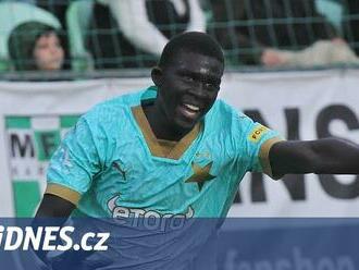 Že by další klenot Slavie? Senegalec Diouf byl všude, dal gól , vyhrál